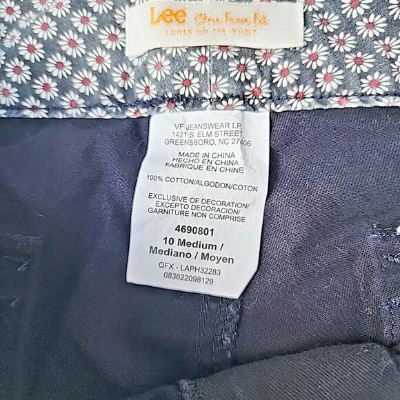 Lee Jeans One True Fit Bootcut Cardo Pocket 100% Cotton Black Denim Pants Sz 10 - Picture 3 of 10